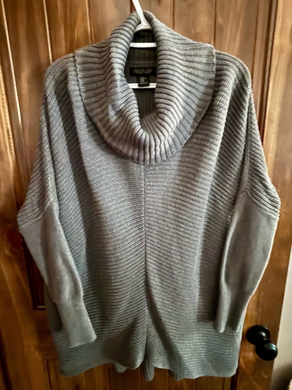 Rachel Zoe Women's Ribbed Turtleneck Sweater in Gray